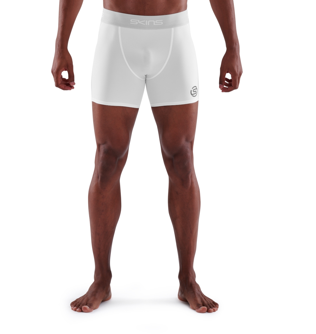 SERIES1 Men's Shorts White Compression Bottoms SKINS US