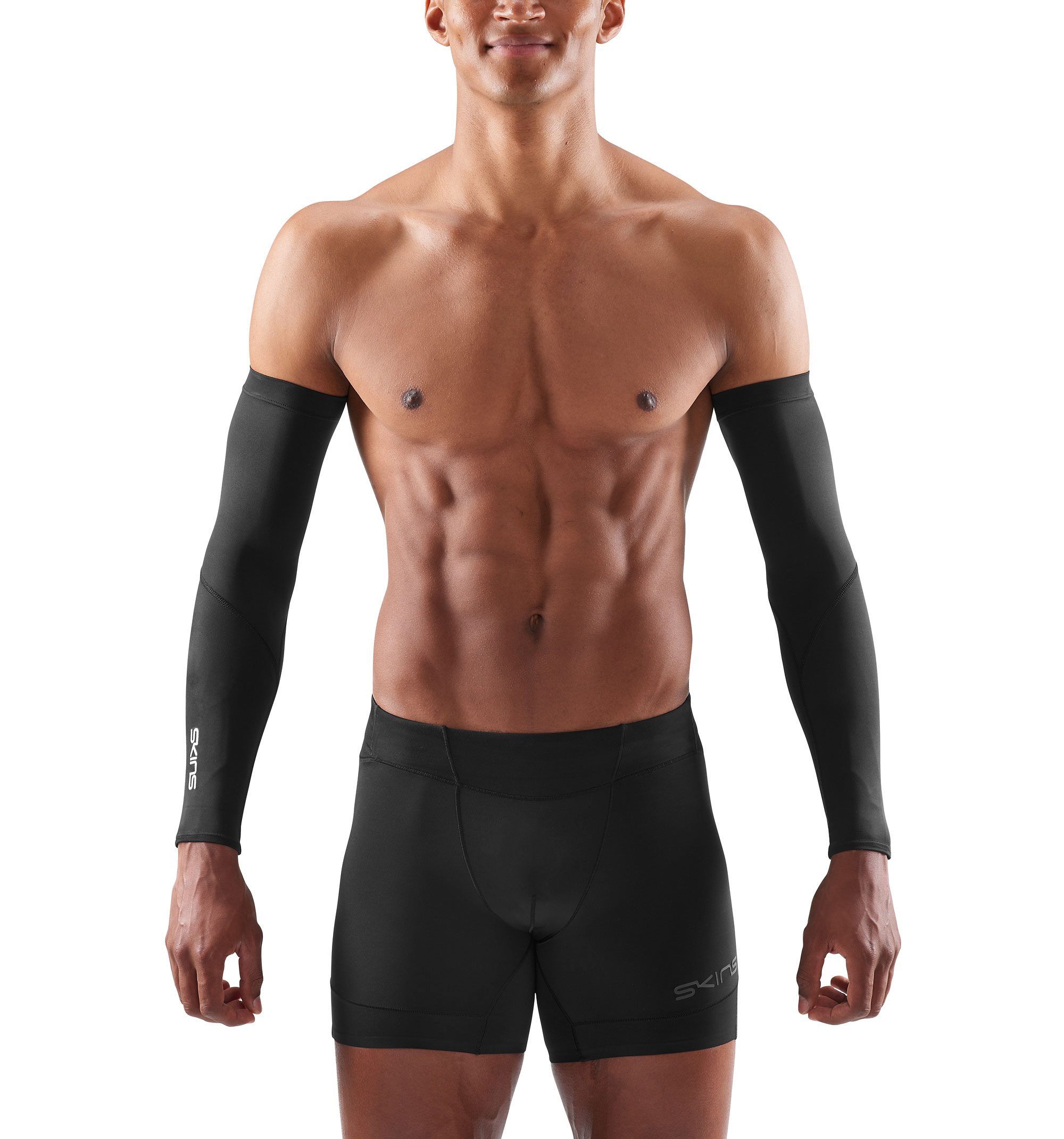 Unisex Sleeves Black Compression Essentials SKINS UK