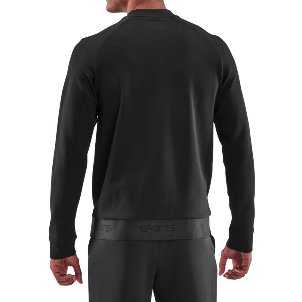 Men's SERIES3 Warm Up Top Black Compression Tops SKINS UK