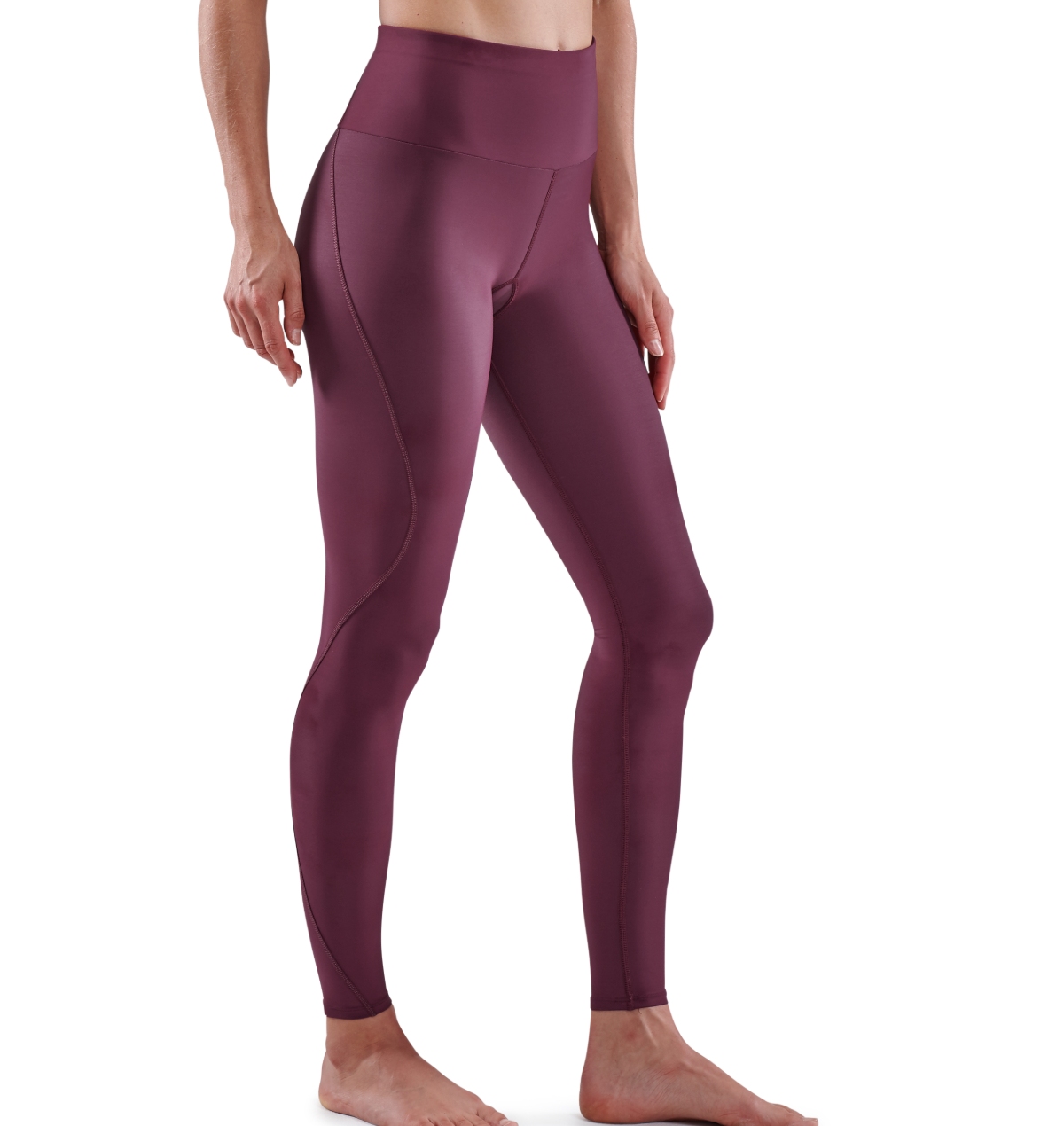 SERIES3 Travel and Recovery Tights Burgundy Compression Tights